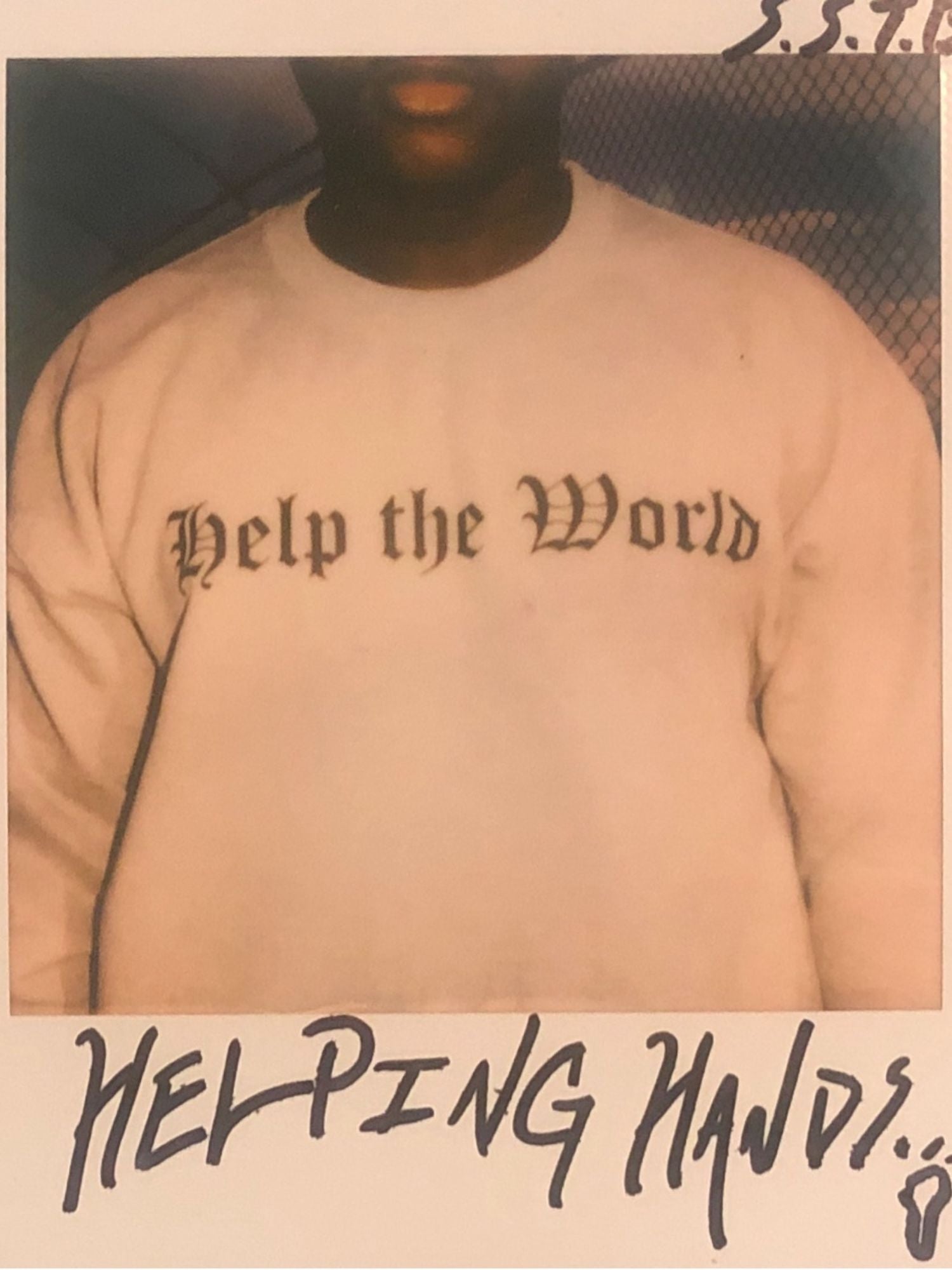 "HELP THE WORLD" SWEATSHIRT